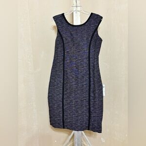 Rafaella Studio Sheath Dress Sleeveless Midi Women's Size 8 Career/Party